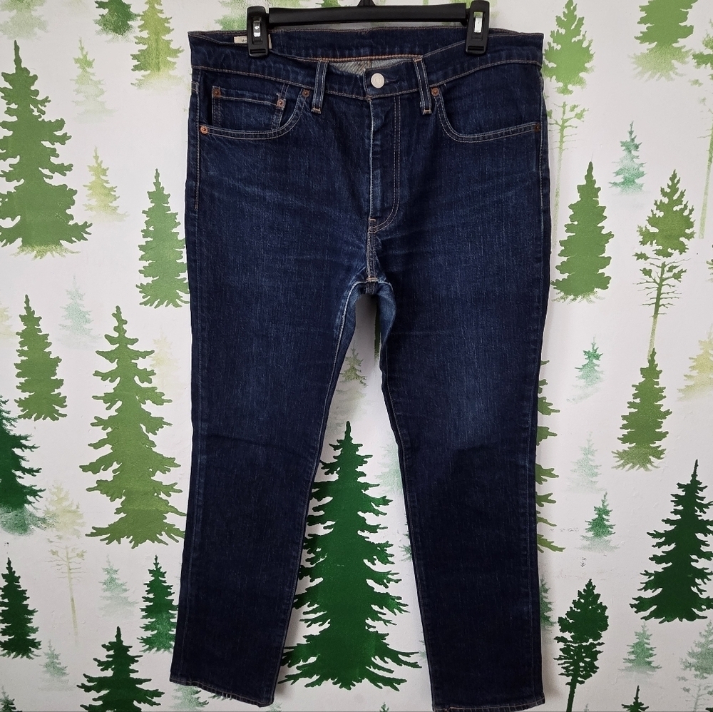 Levi's 34x30 Lot 511 Semi Dark Indigo Slim Fit Jeans